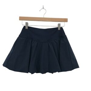 Gilly Hicks Skort Women’s Small Navy Bubble Skater Skirt Skortie Activewear